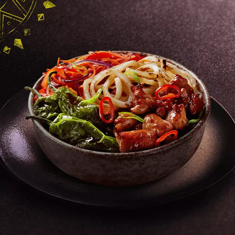 Nouilles Udon Poulet Grillé